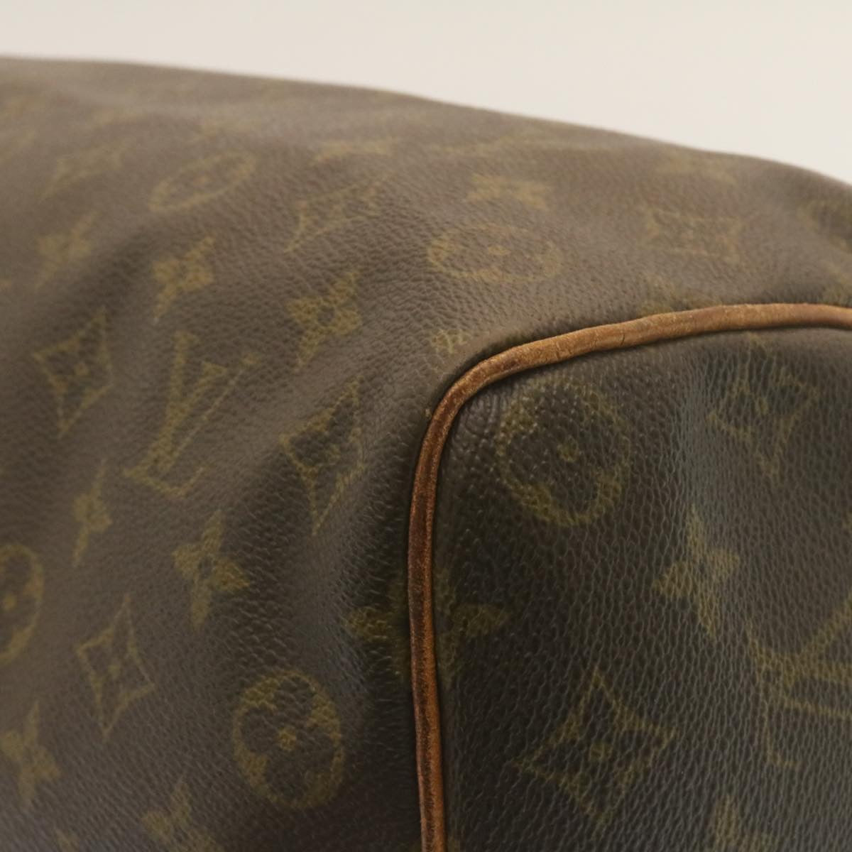 LOUIS VUITTON Monogram Speedy 35 Hand Bag M41524 LV Auth tp232