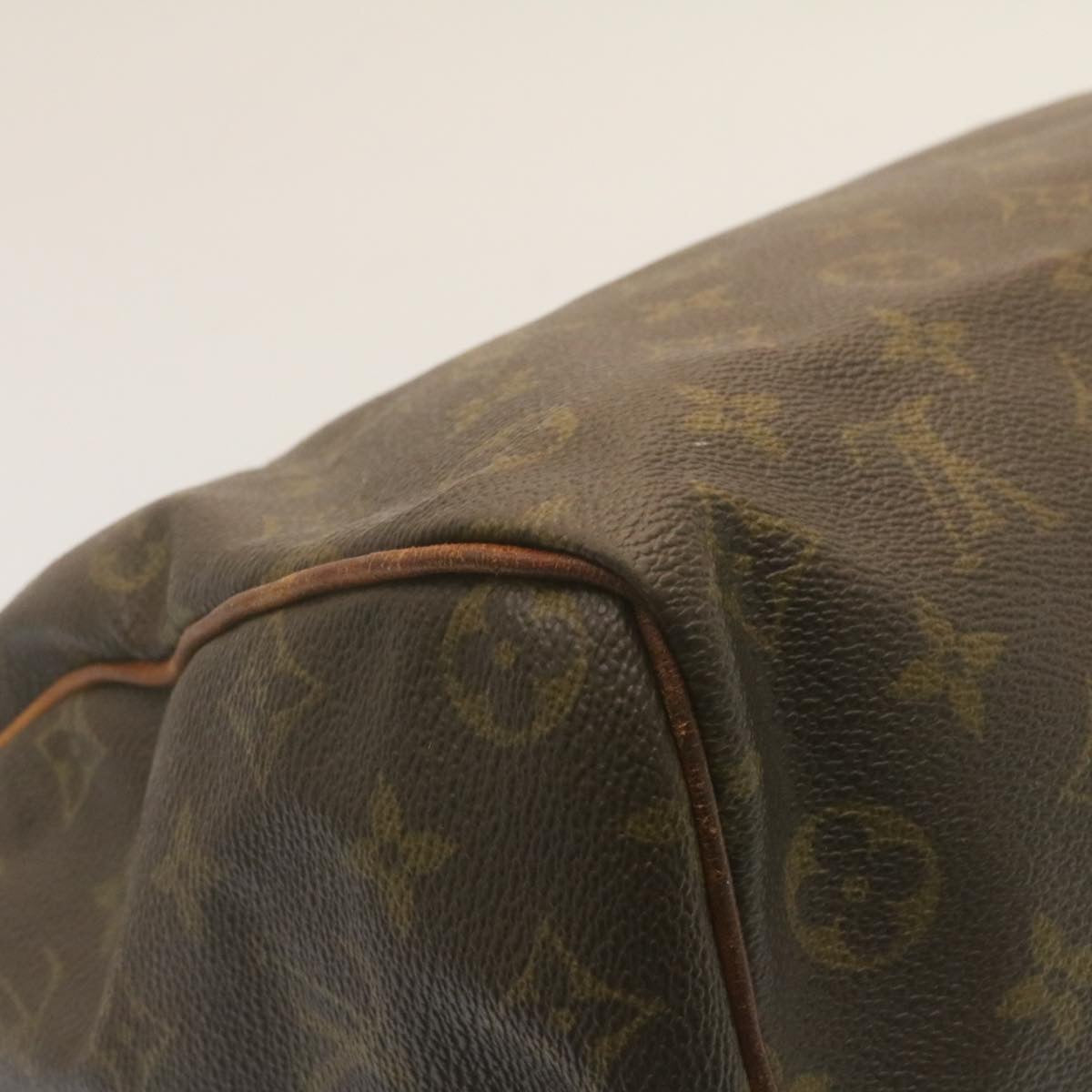 LOUIS VUITTON Monogram Speedy 35 Hand Bag M41524 LV Auth tp232