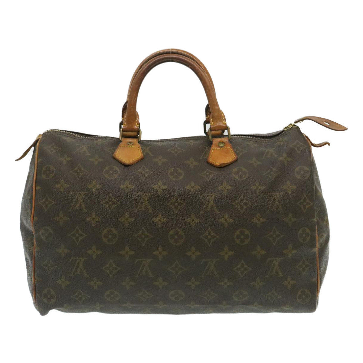 LOUIS VUITTON Monogram Speedy 35 Hand Bag M41524 LV Auth tp232 - 0