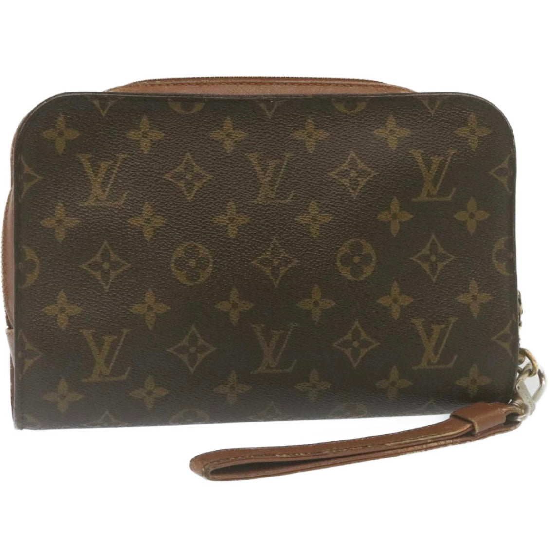 LOUIS VUITTON Monogram Orsay Clutch Bag M51790 LV Auth tp239