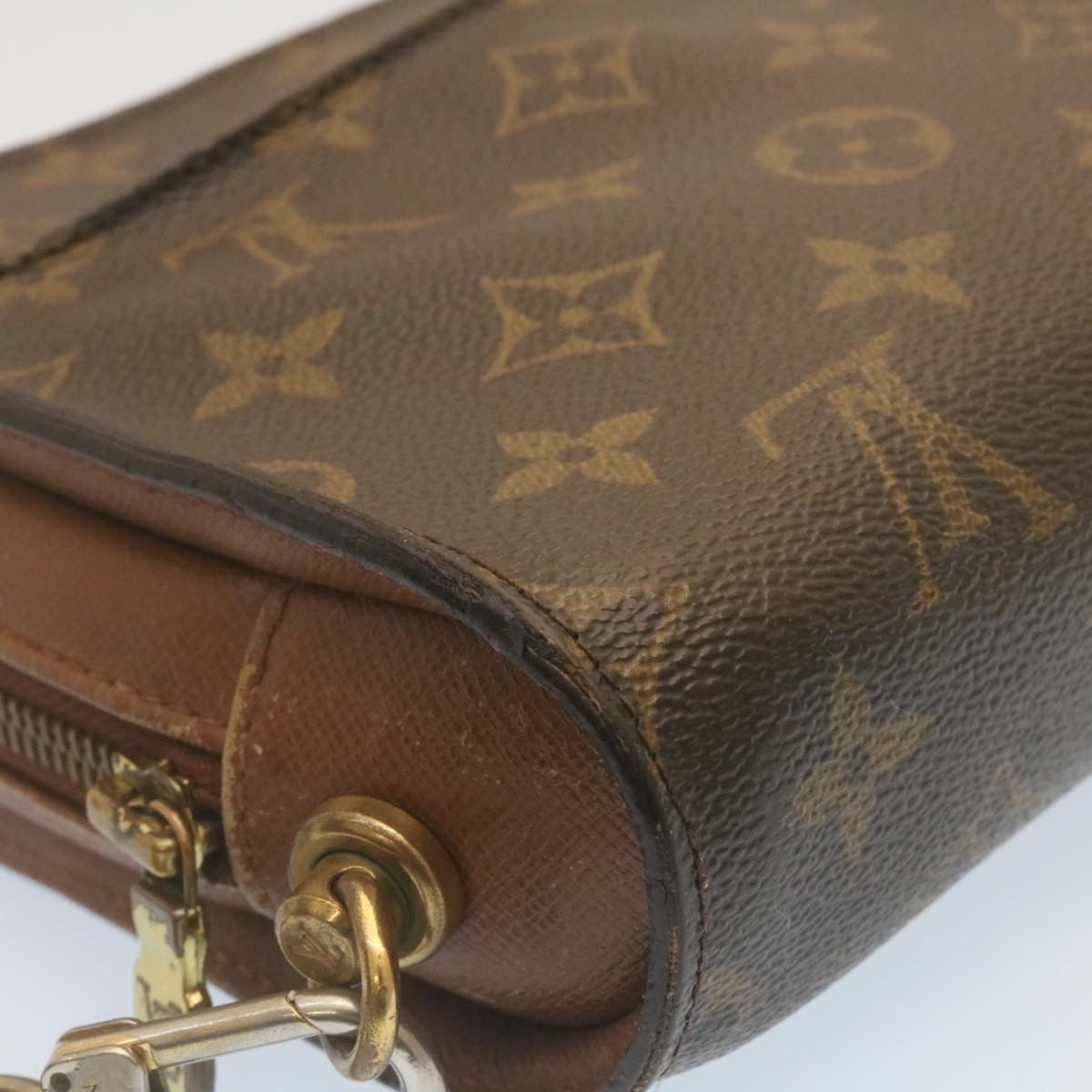 LOUIS VUITTON Monogram Orsay Clutch Bag M51790 LV Auth tp239