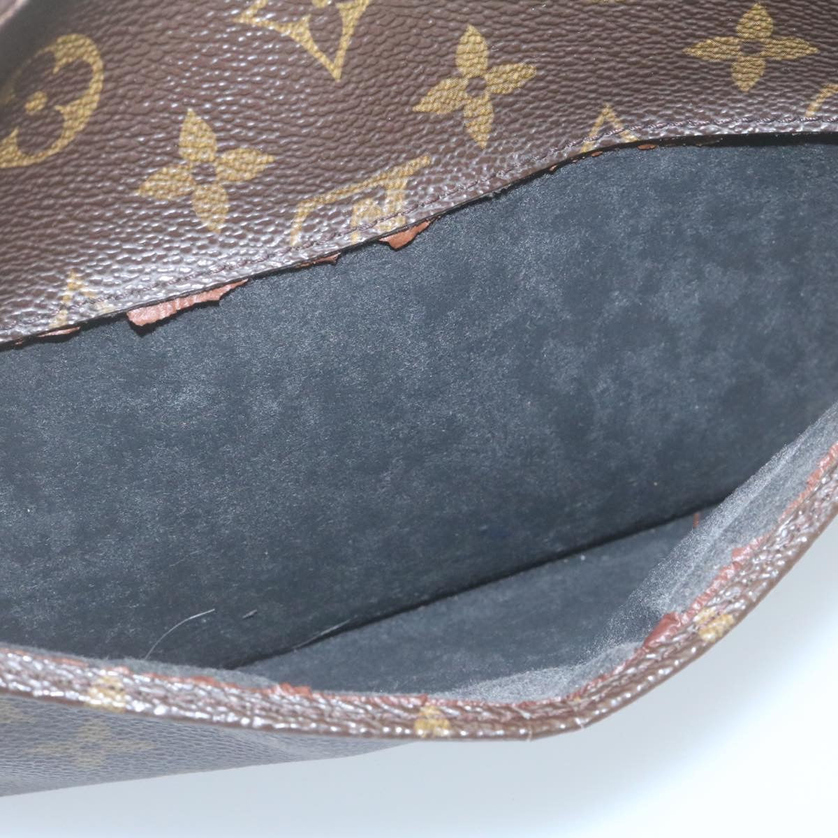 LOUIS VUITTON Monogram Orsay Clutch Bag M51790 LV Auth tp239