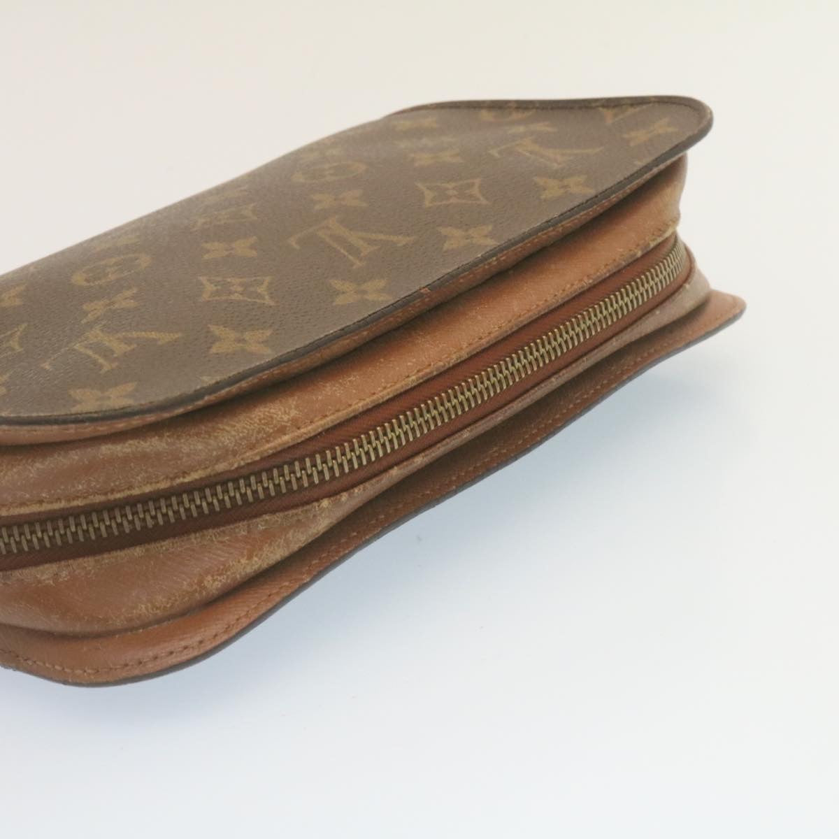 LOUIS VUITTON Monogram Orsay Clutch Bag M51790 LV Auth tp239