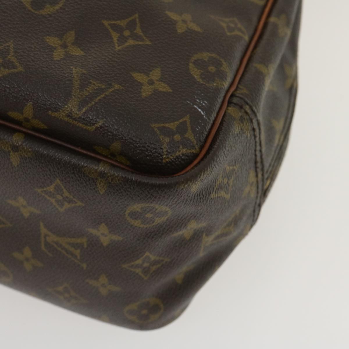 LOUIS VUITTON Monogram Deauville Hand Bag M47270 LV Auth tp259