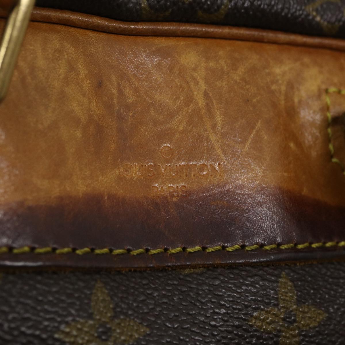 LOUIS VUITTON Monogram Deauville Hand Bag M47270 LV Auth tp259