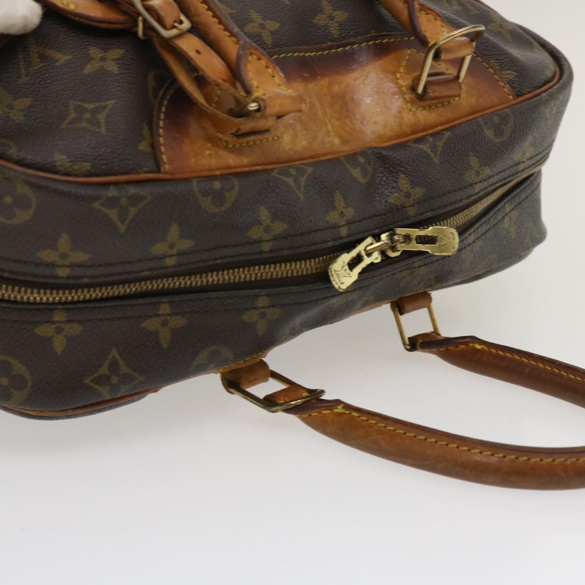 LOUIS VUITTON Monogram Deauville Hand Bag M47270 LV Auth tp259