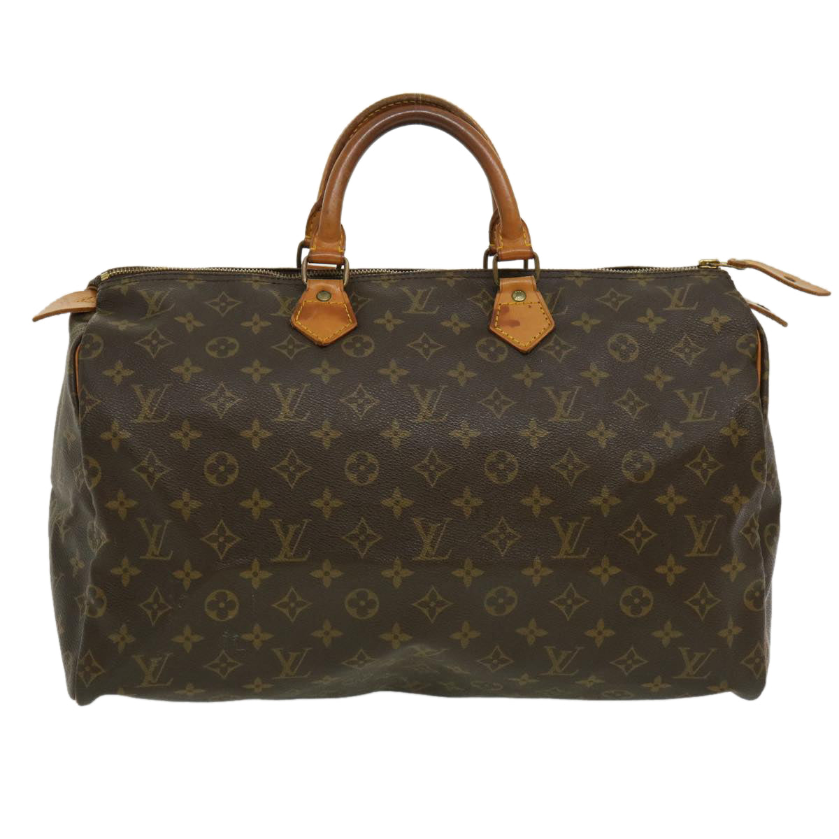 LOUIS VUITTON Monogram Speedy 40 Hand Bag M41522 LV Auth tp275