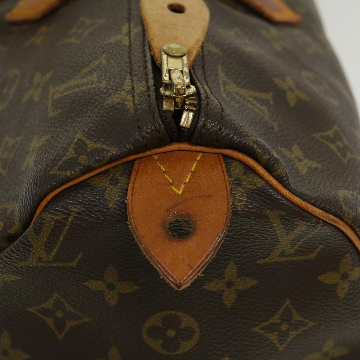 LOUIS VUITTON Monogram Speedy 40 Hand Bag M41522 LV Auth tp275