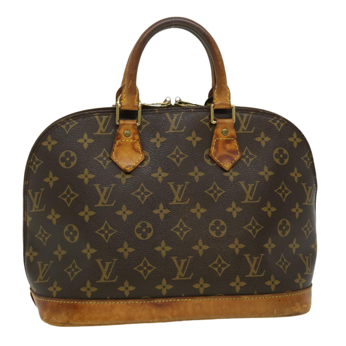 LOUIS VUITTON Monogram Alma Hand Bag M51130 LV Auth tp299