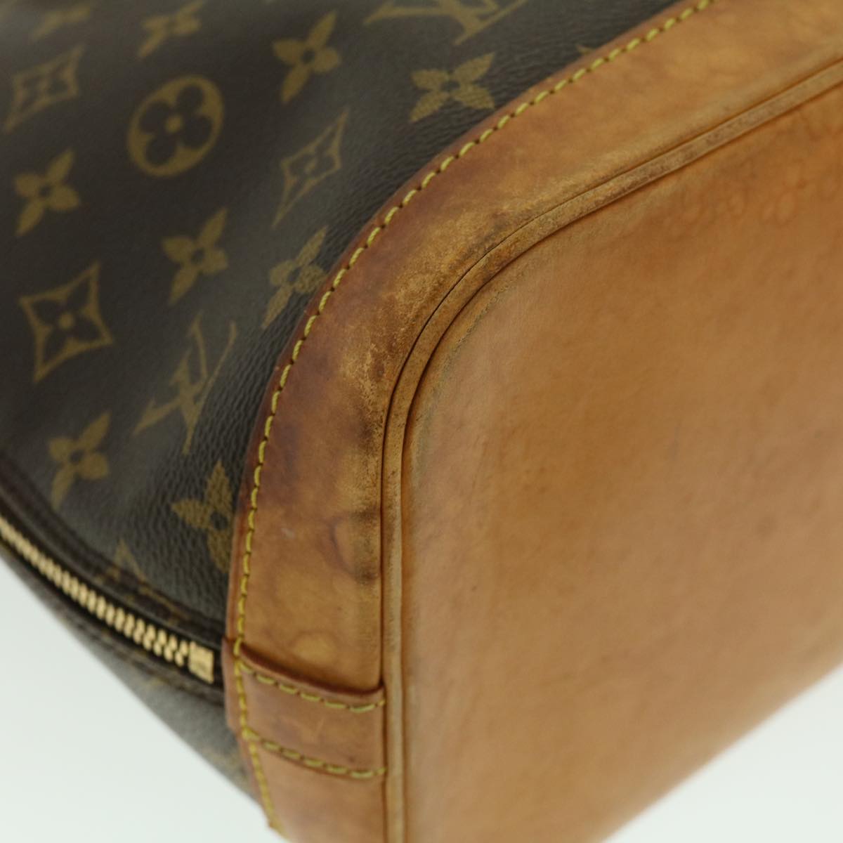 LOUIS VUITTON Monogram Alma Hand Bag M51130 LV Auth tp299