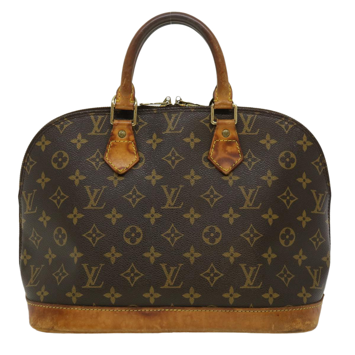 LOUIS VUITTON Monogram Alma Hand Bag M51130 LV Auth tp299