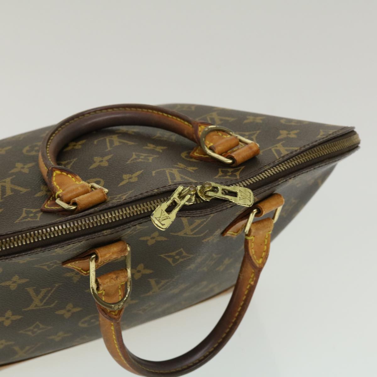 LOUIS VUITTON Monogram Alma Hand Bag M51130 LV Auth tp299