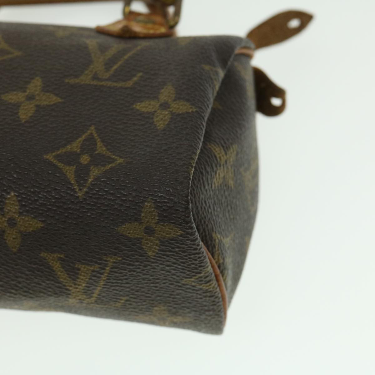 LOUIS VUITTON Monogram Mini Speedy Hand Bag M41534 LV Auth tp300