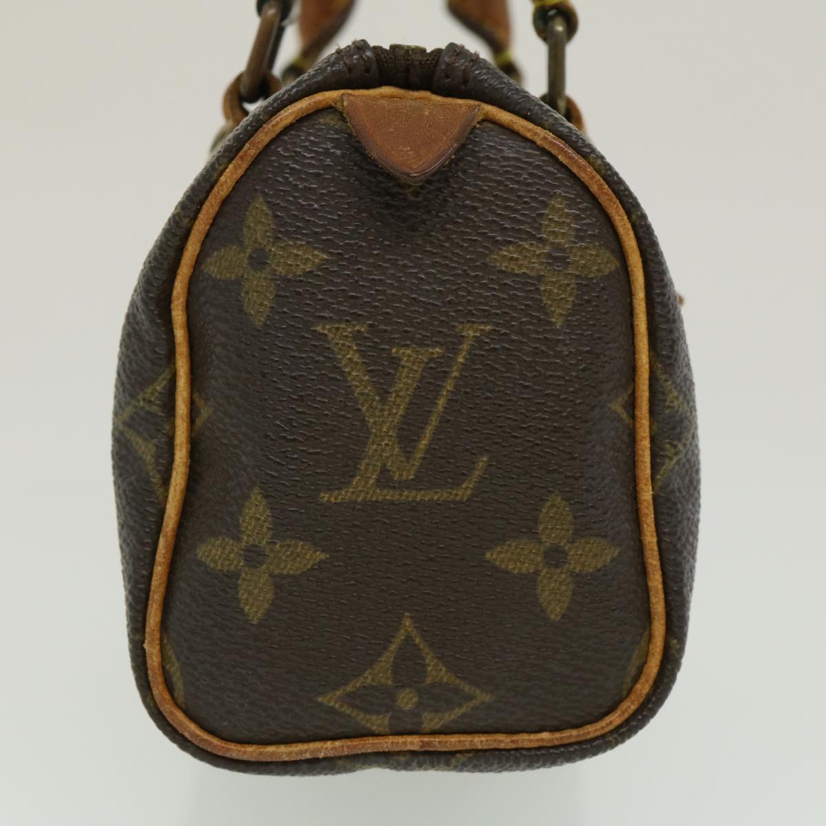 LOUIS VUITTON Monogram Mini Speedy Hand Bag M41534 LV Auth tp300