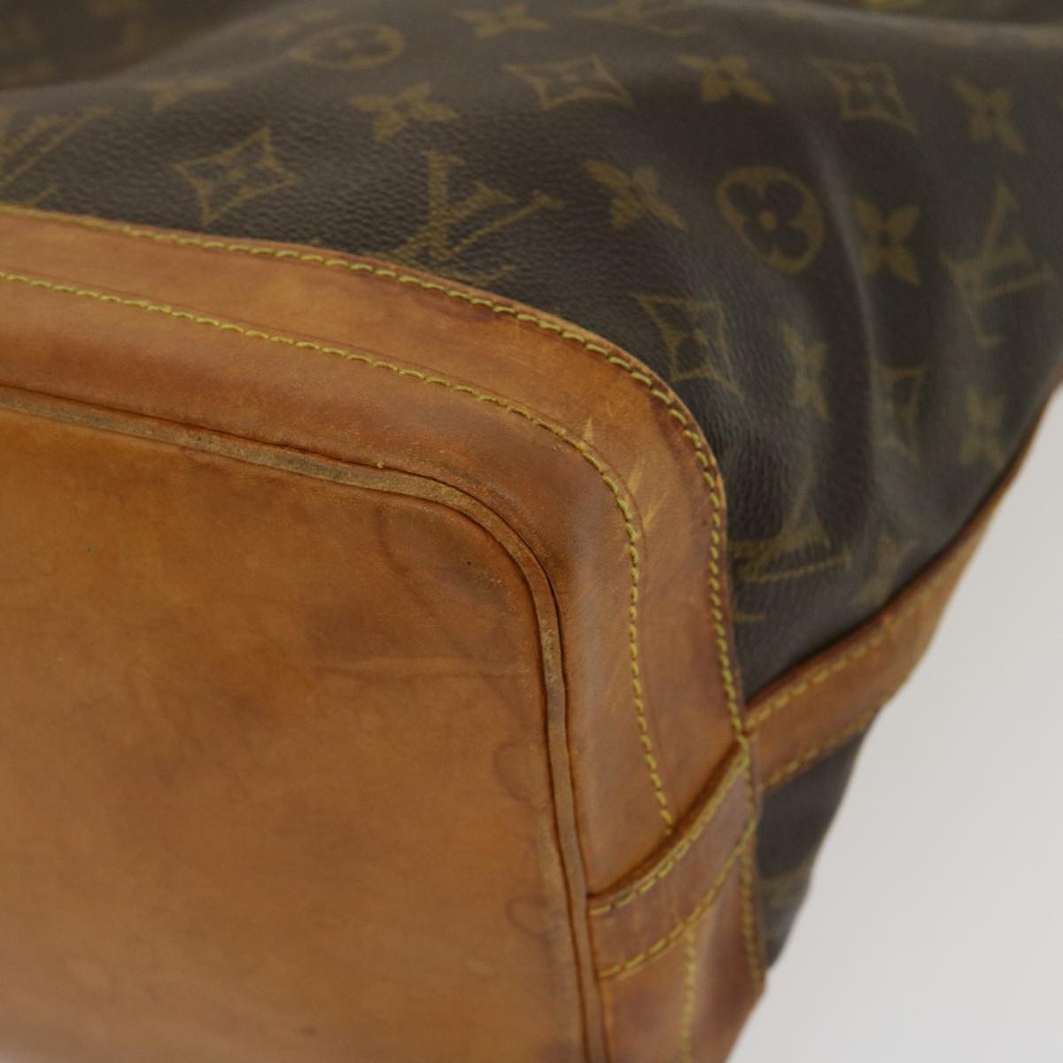 LOUIS VUITTON Monogram Noe Shoulder Bag M42224 LV Auth tp316