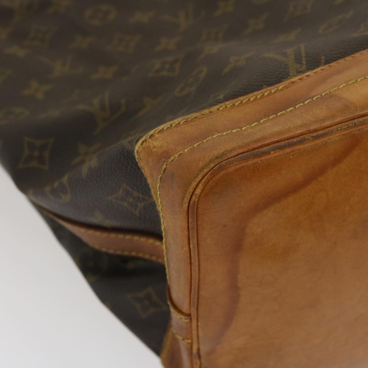 LOUIS VUITTON Monogram Noe Shoulder Bag M42224 LV Auth tp316