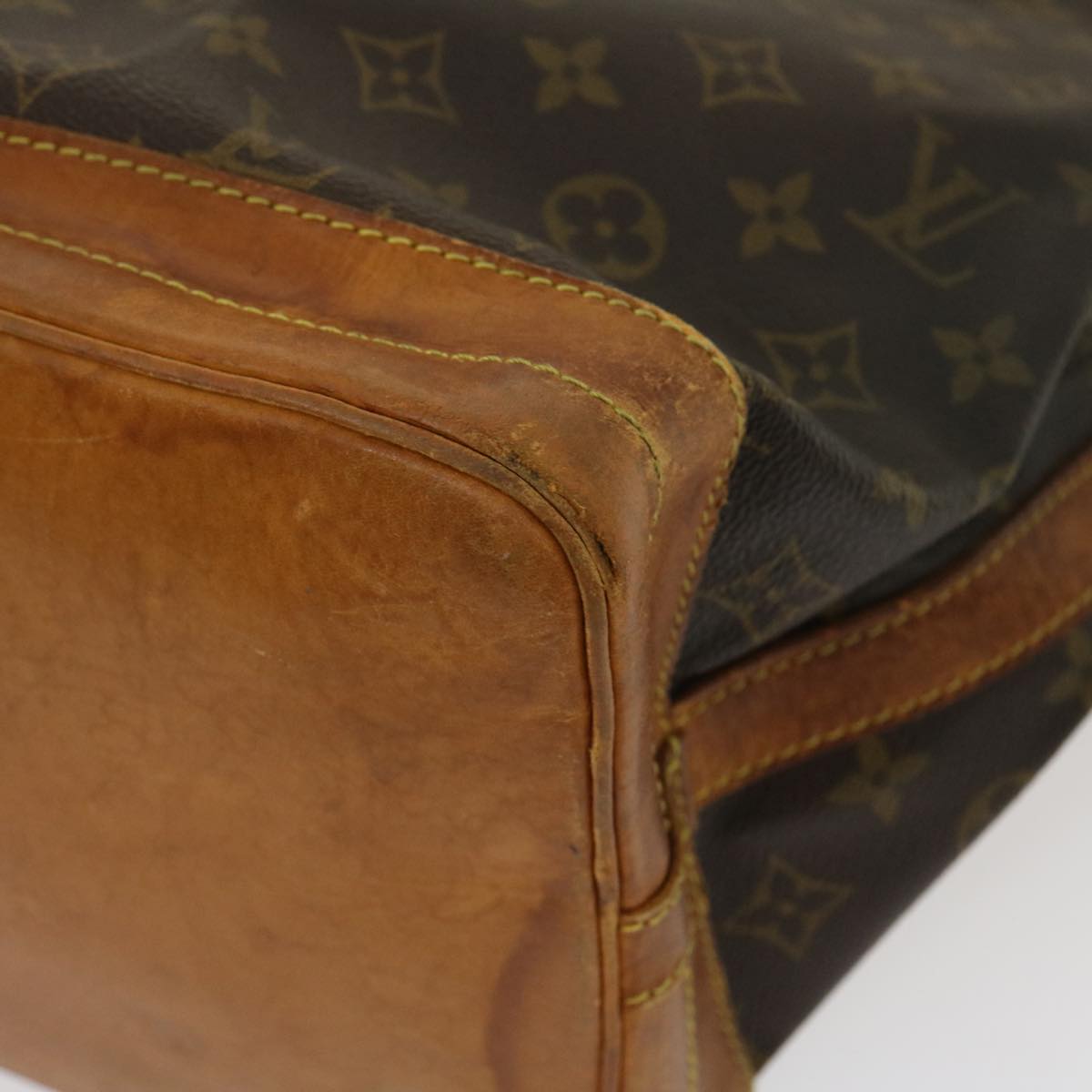 LOUIS VUITTON Monogram Noe Shoulder Bag M42224 LV Auth tp316