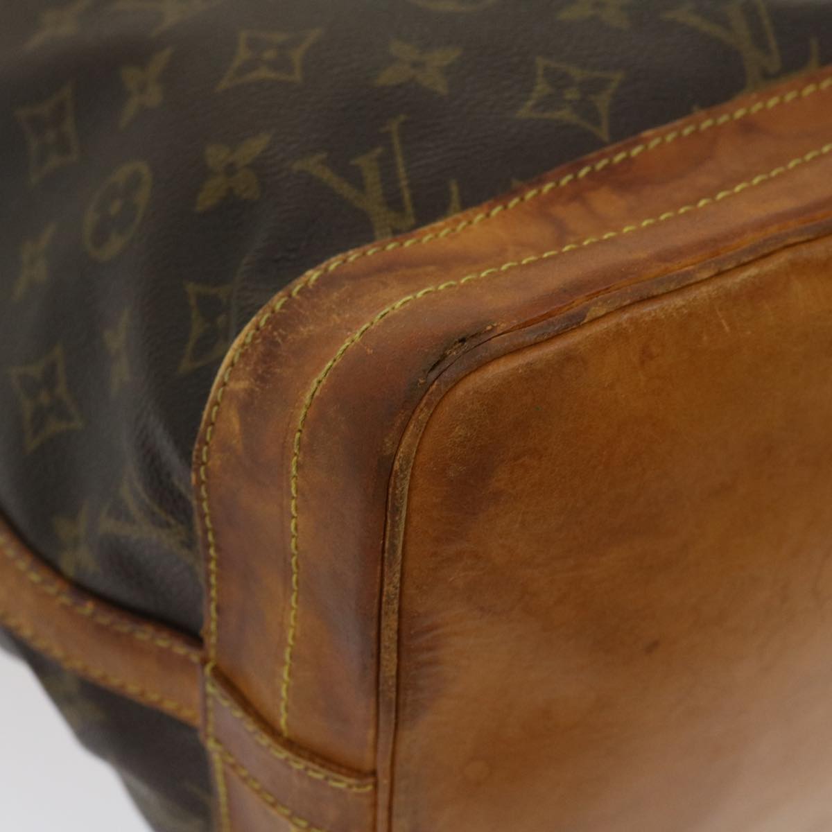 LOUIS VUITTON Monogram Noe Shoulder Bag M42224 LV Auth tp316