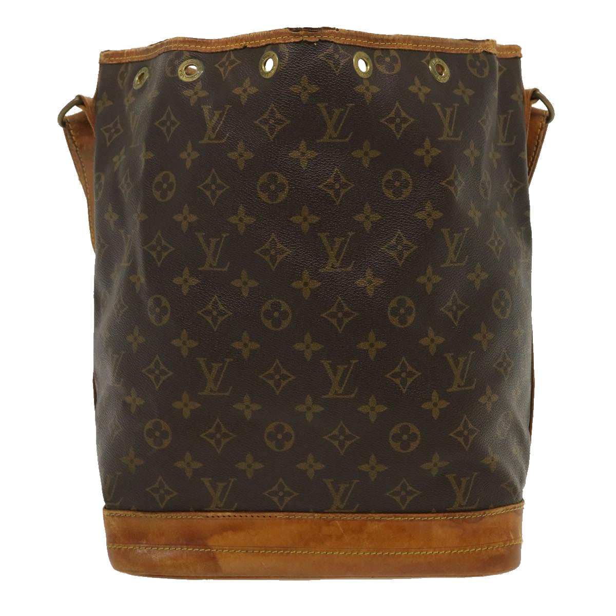 LOUIS VUITTON Monogram Noe Shoulder Bag M42224 LV Auth tp316