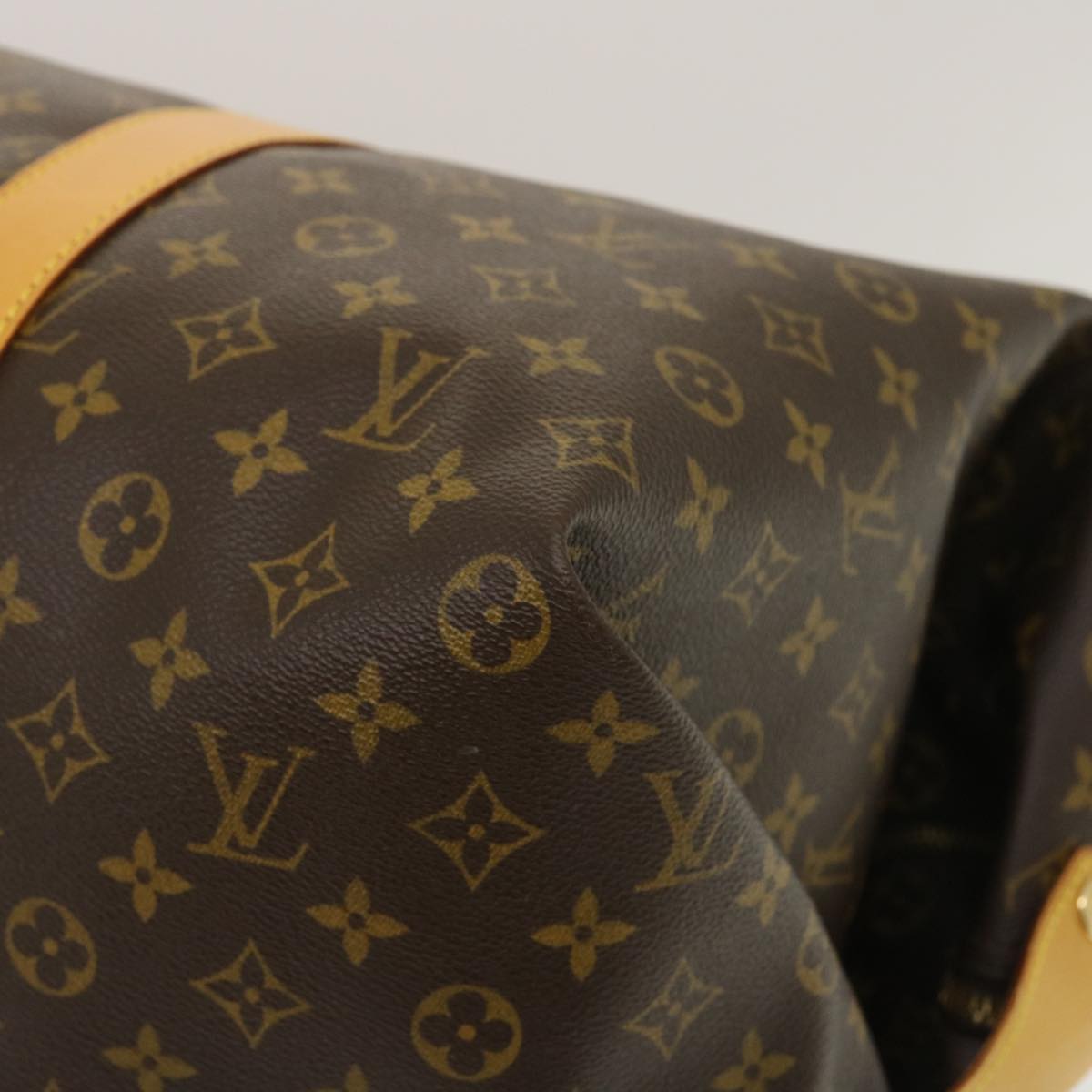 LOUIS VUITTON Monogram Kabul Garment Cover Boston Bag M41225 LV Auth tp317