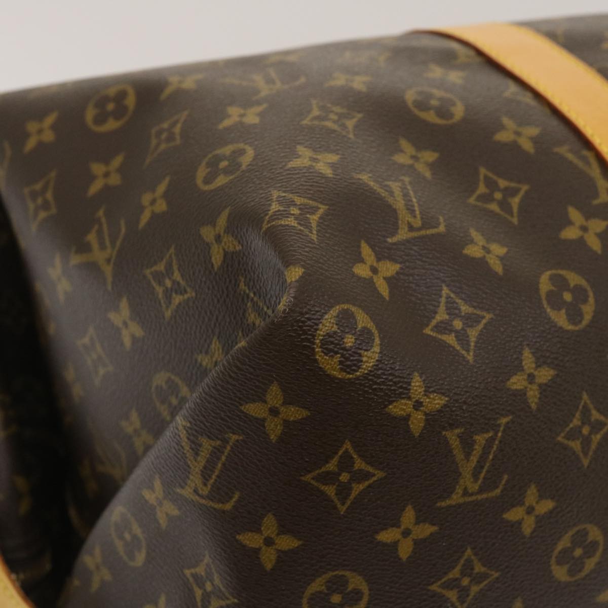 LOUIS VUITTON Monogram Kabul Garment Cover Boston Bag M41225 LV Auth tp317