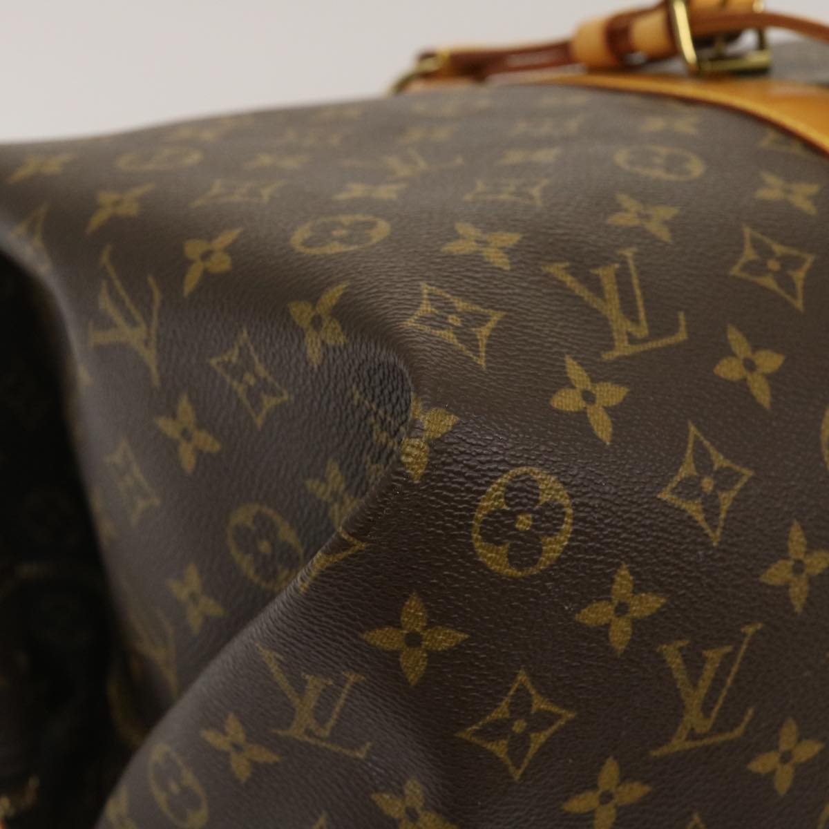 LOUIS VUITTON Monogram Kabul Garment Cover Boston Bag M41225 LV Auth tp317