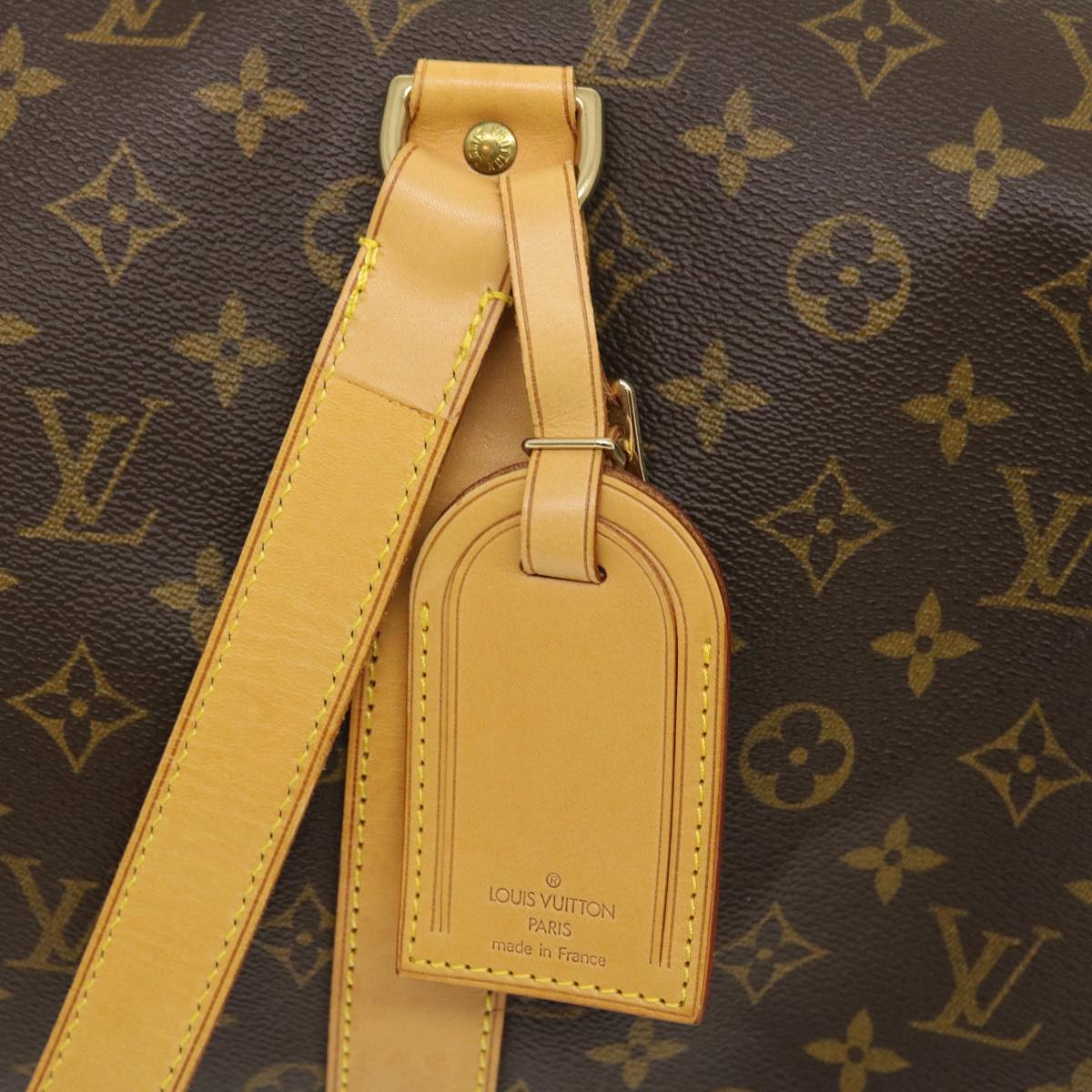 LOUIS VUITTON Monogram Kabul Garment Cover Boston Bag M41225 LV Auth tp317