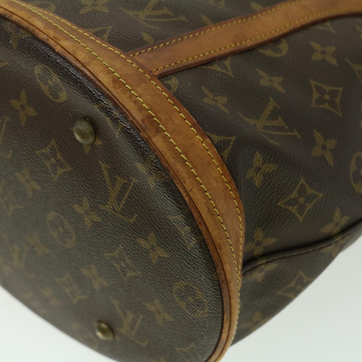 LOUIS VUITTON Monogram Bucket GM Shoulder Bag Vintage M42236 LV Auth tp319