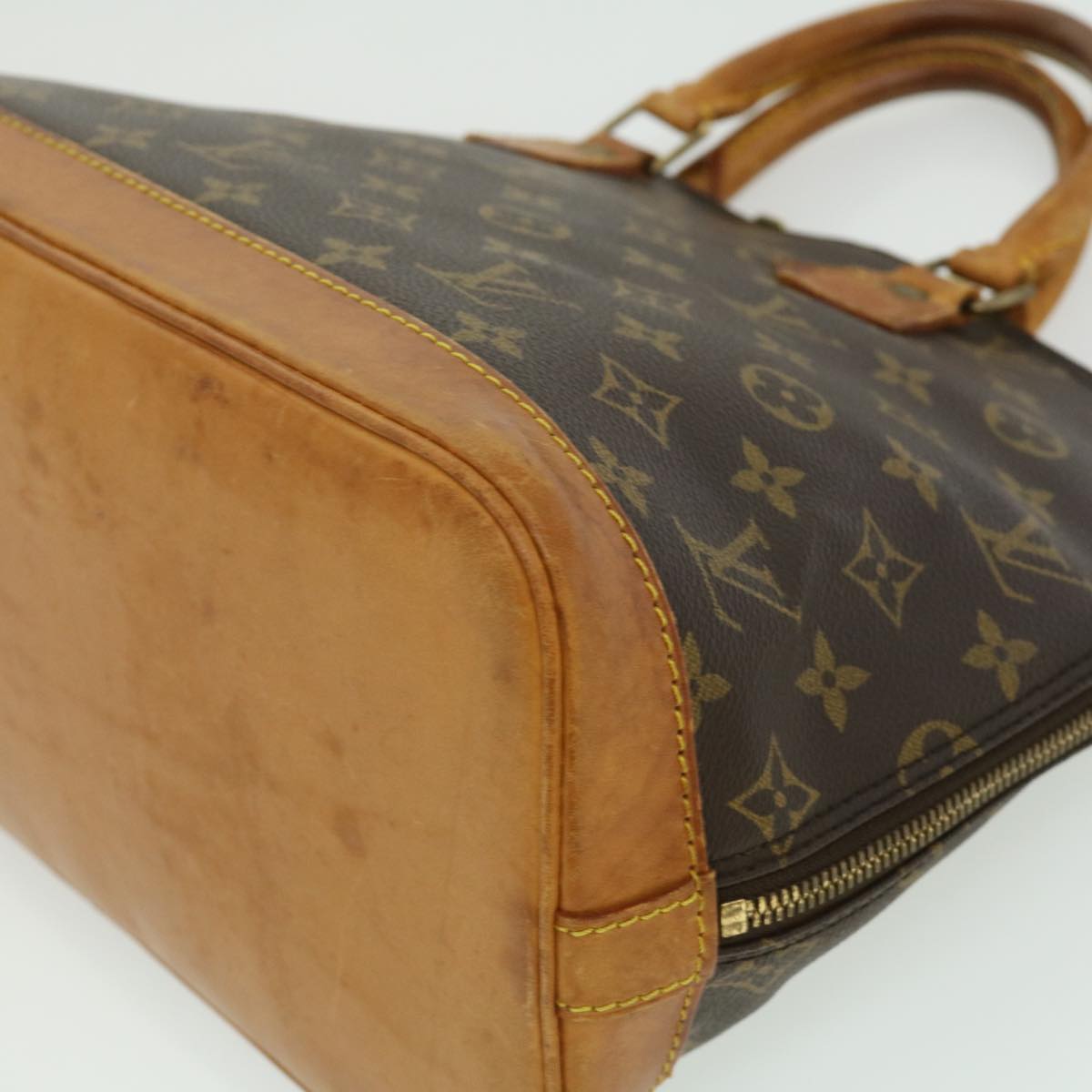 LOUIS VUITTON Monogram Alma Hand Bag M51130 LV Auth tp327