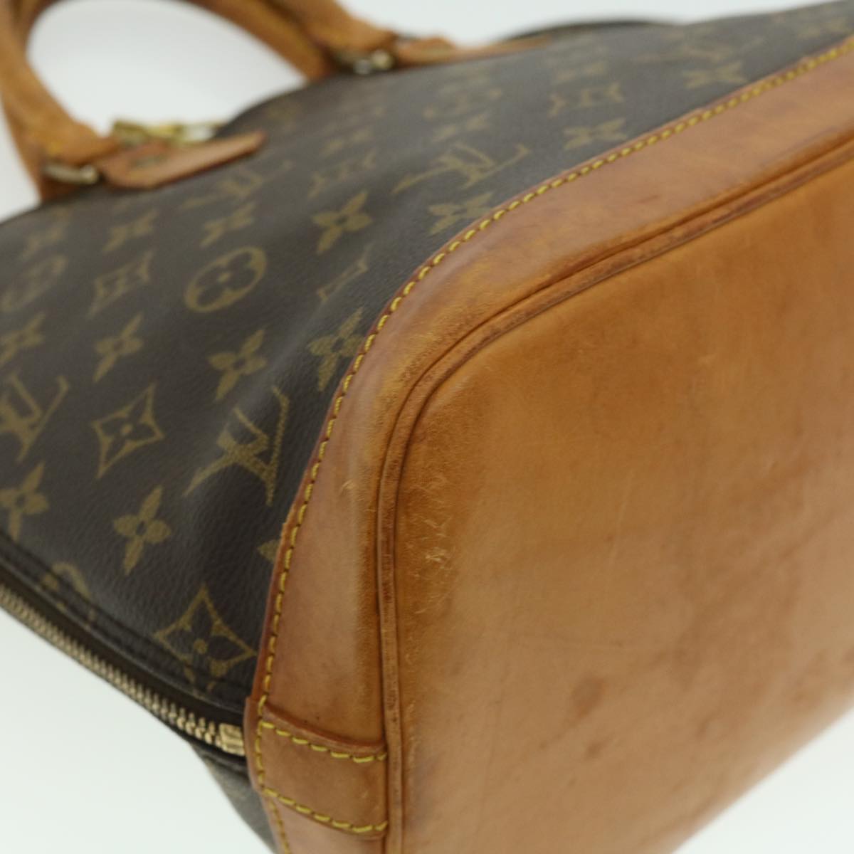 LOUIS VUITTON Monogram Alma Hand Bag M51130 LV Auth tp327