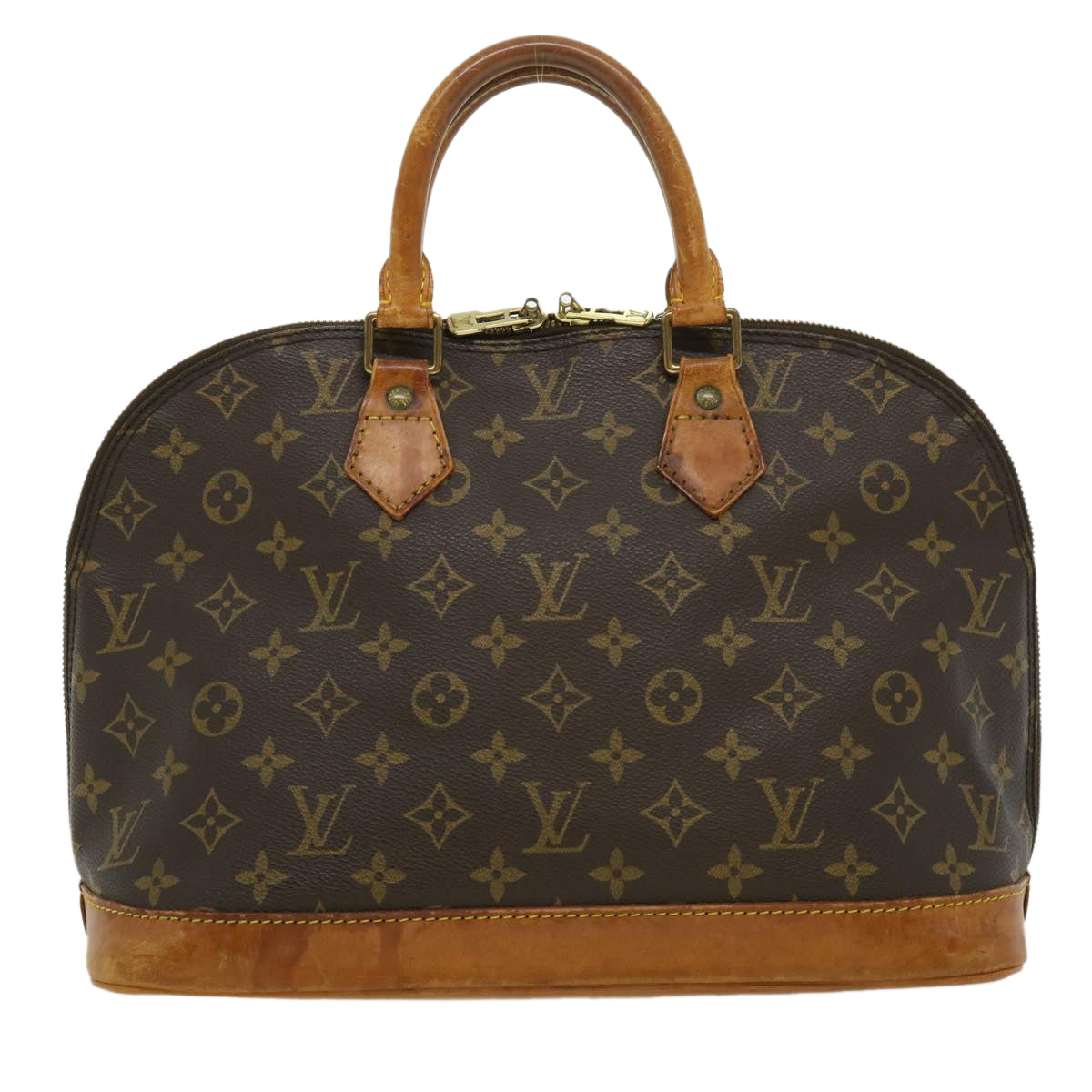 LOUIS VUITTON Monogram Alma Hand Bag M51130 LV Auth tp327