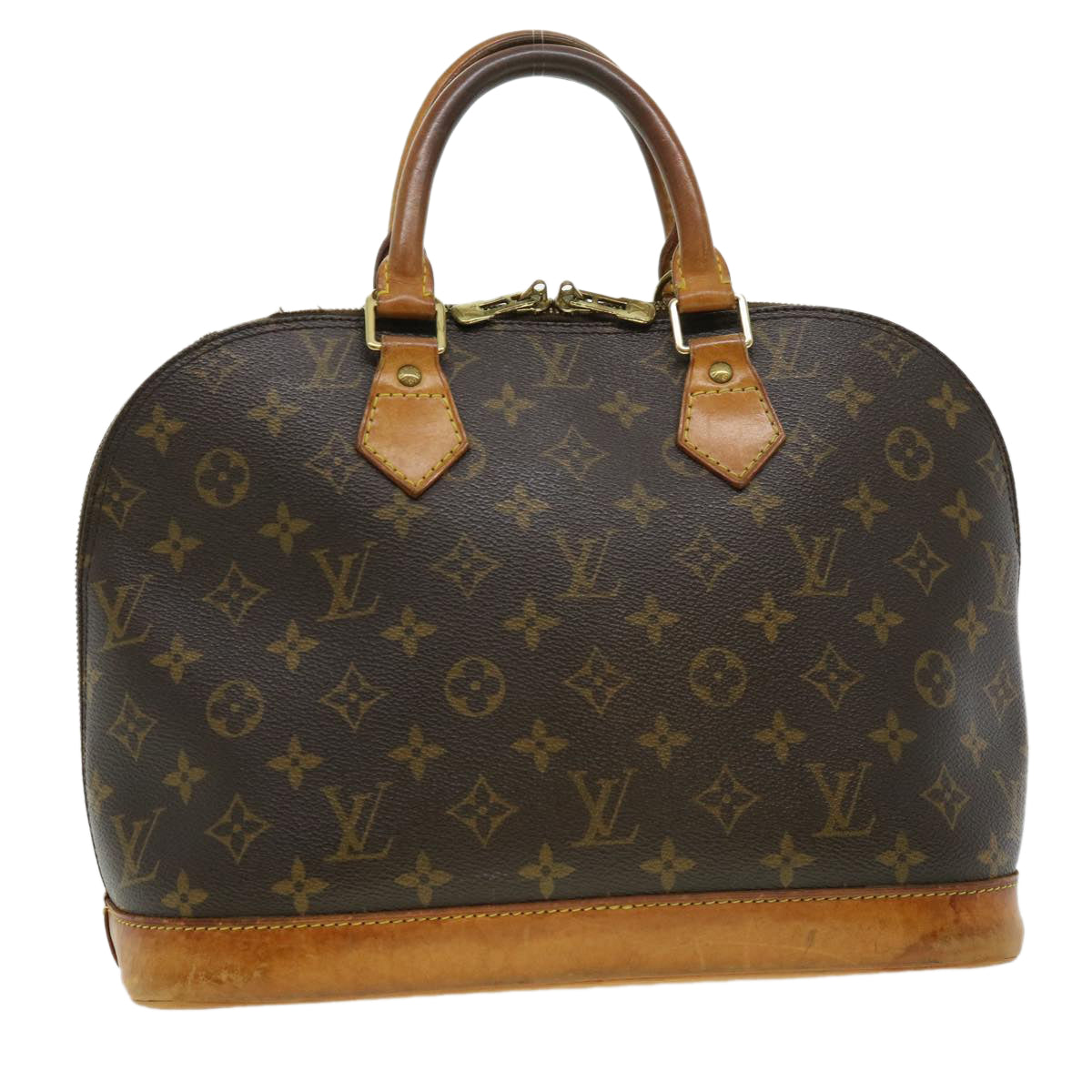 LOUIS VUITTON Monogram Alma Hand Bag M51130 LV Auth tp328