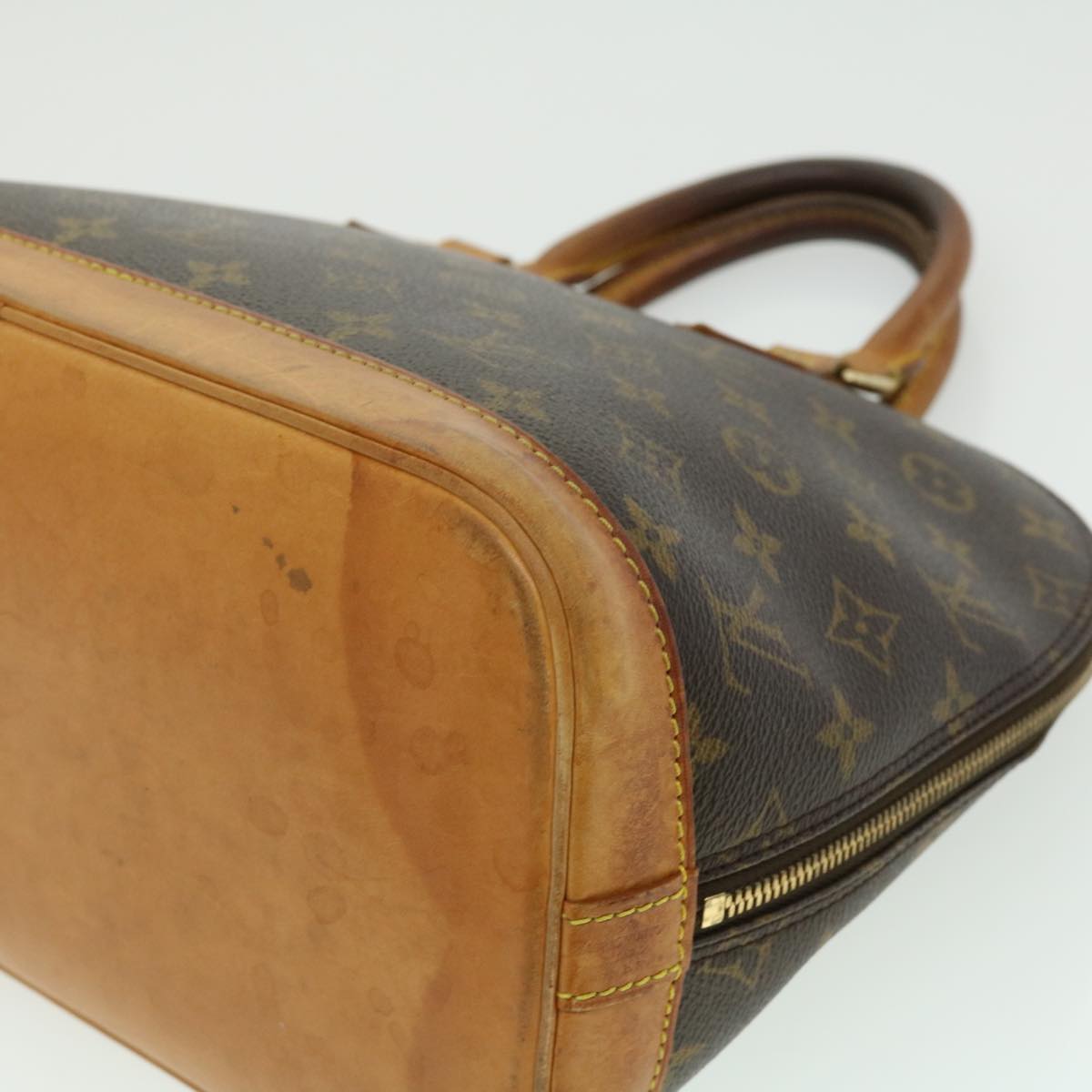 LOUIS VUITTON Monogram Alma Hand Bag M51130 LV Auth tp328