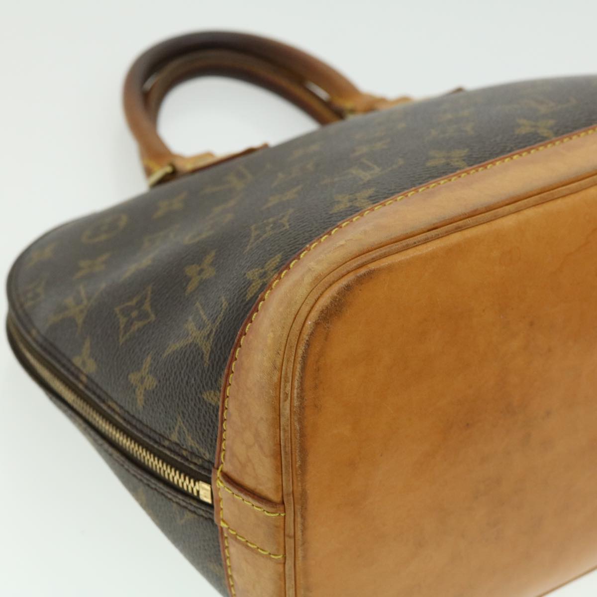 LOUIS VUITTON Monogram Alma Hand Bag M51130 LV Auth tp328