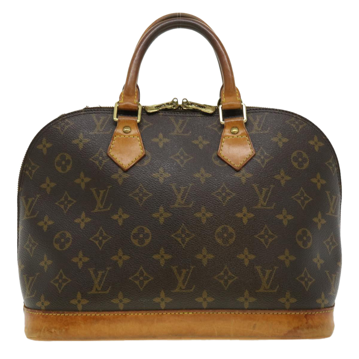 LOUIS VUITTON Monogram Alma Hand Bag M51130 LV Auth tp328