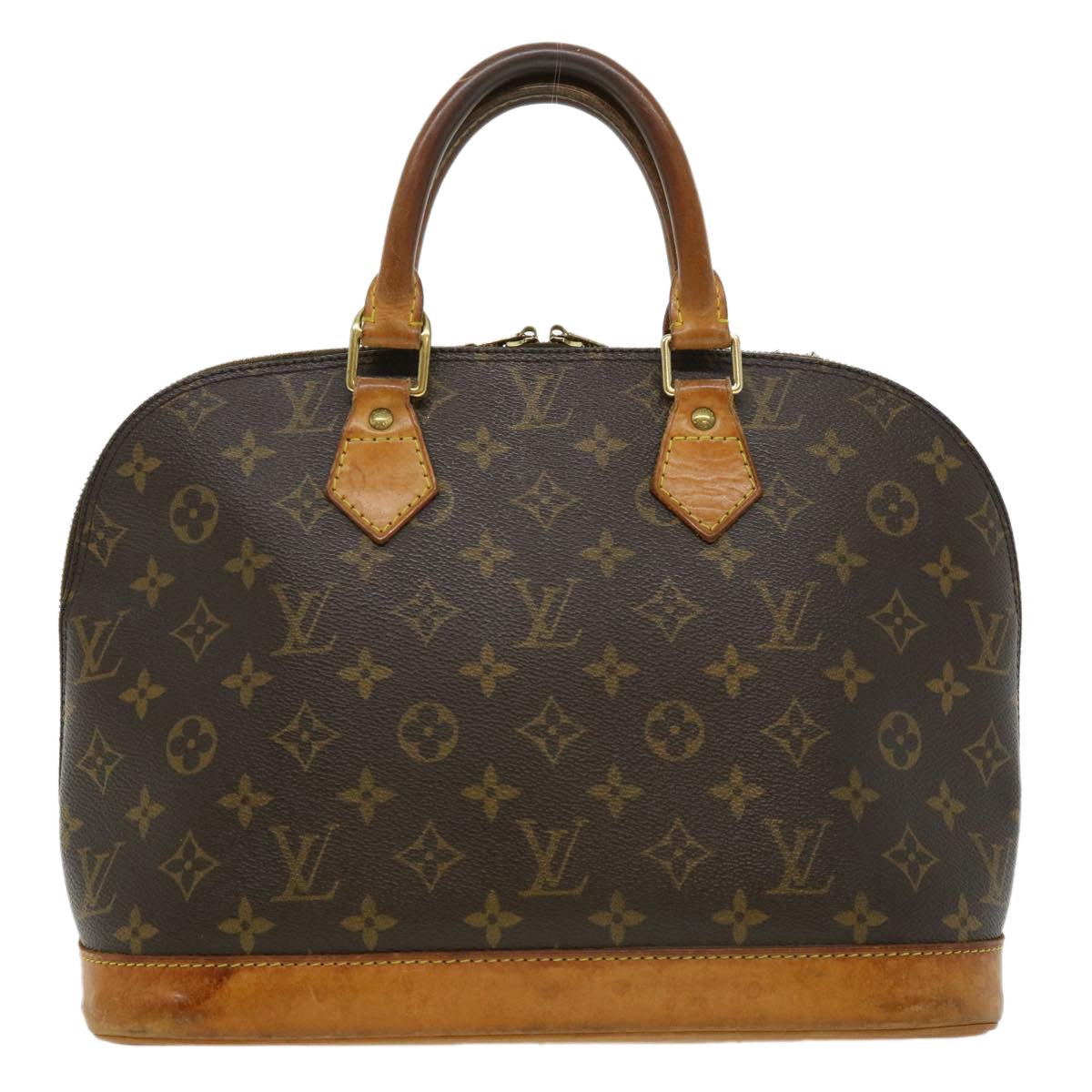 LOUIS VUITTON Monogram Alma Hand Bag M51130 LV Auth tp328