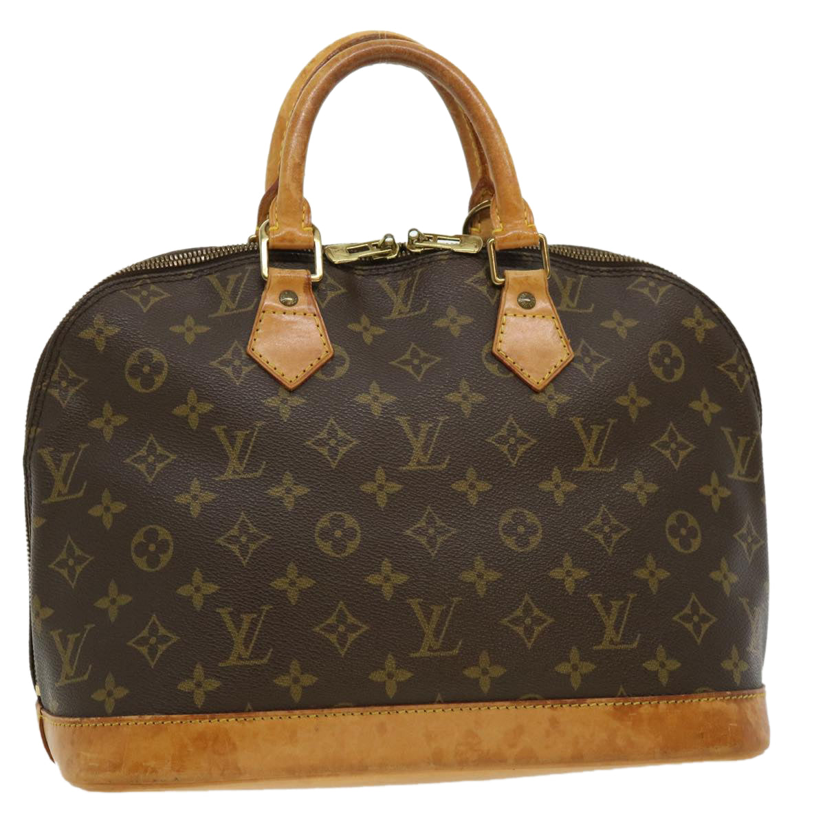 LOUIS VUITTON Monogram Alma Hand Bag M51130 LV Auth tp329