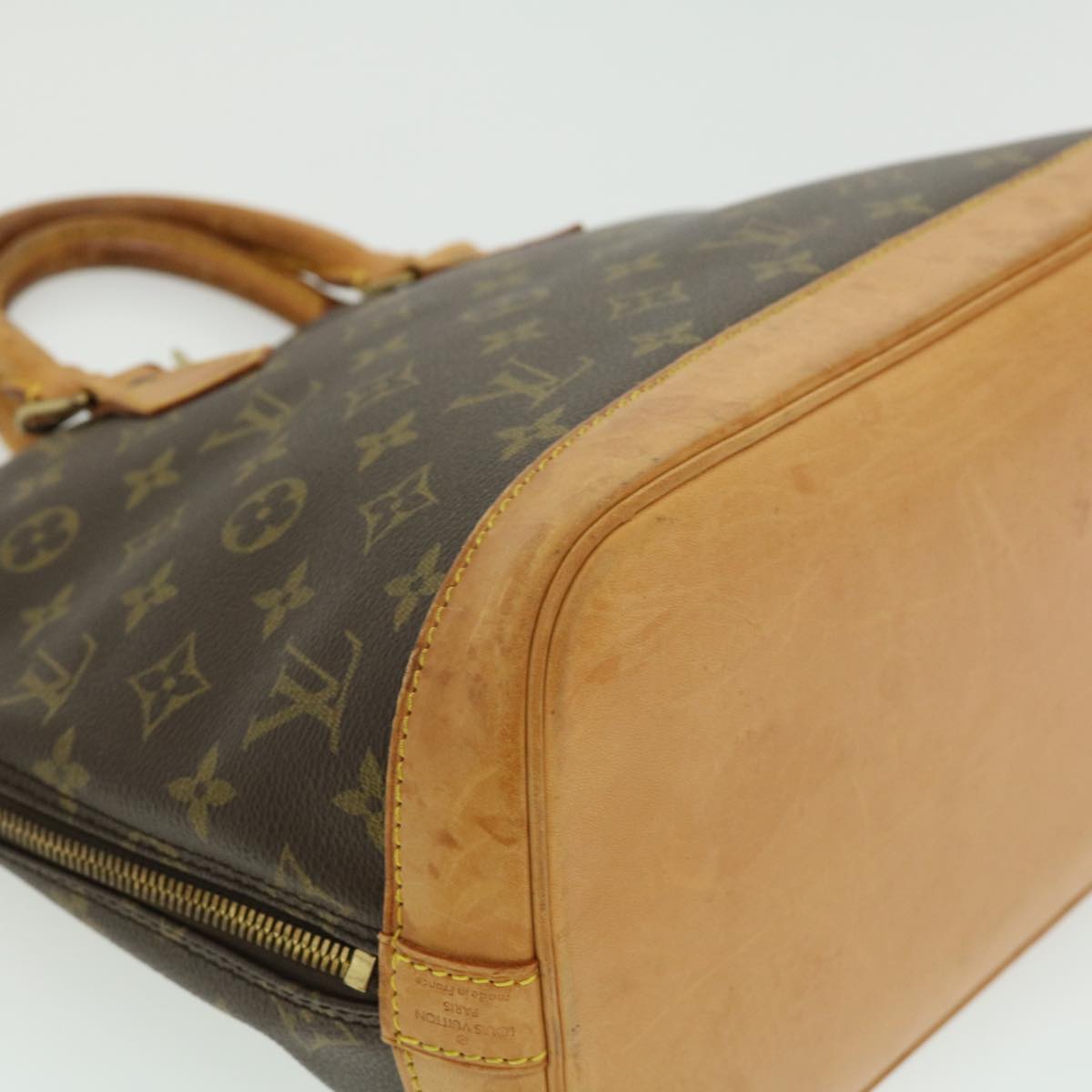 LOUIS VUITTON Monogram Alma Hand Bag M51130 LV Auth tp329