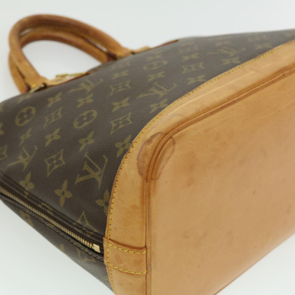 LOUIS VUITTON Monogram Alma Hand Bag M51130 LV Auth tp329