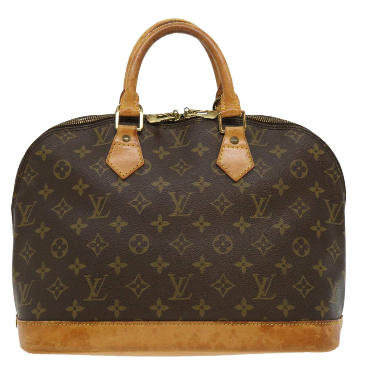 LOUIS VUITTON Monogram Alma Hand Bag M51130 LV Auth tp329