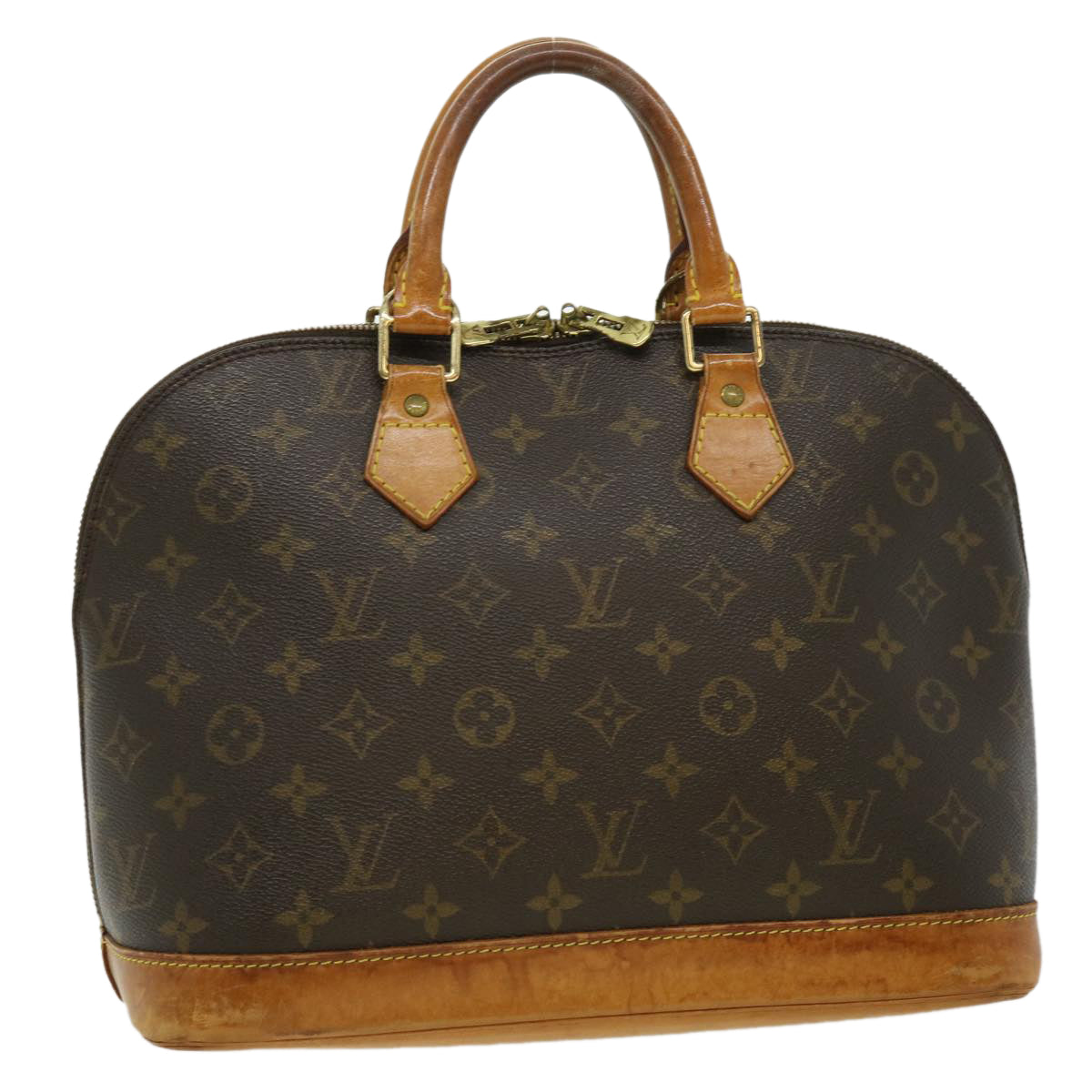 LOUIS VUITTON Monogram Alma Hand Bag M51130 LV Auth tp330