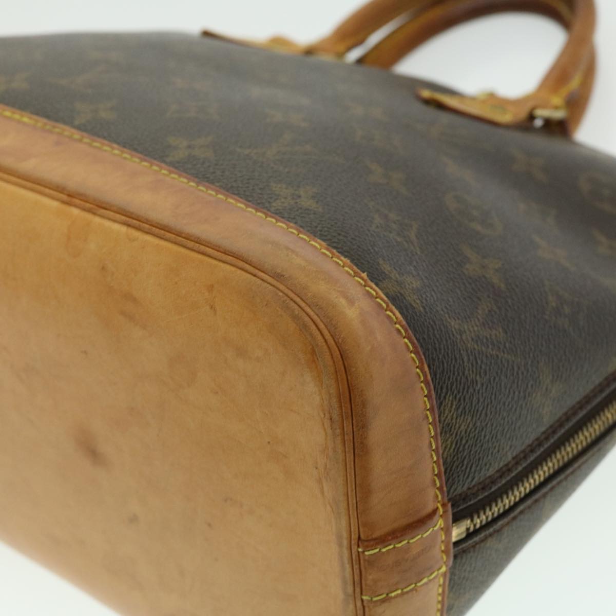 LOUIS VUITTON Monogram Alma Hand Bag M51130 LV Auth tp330