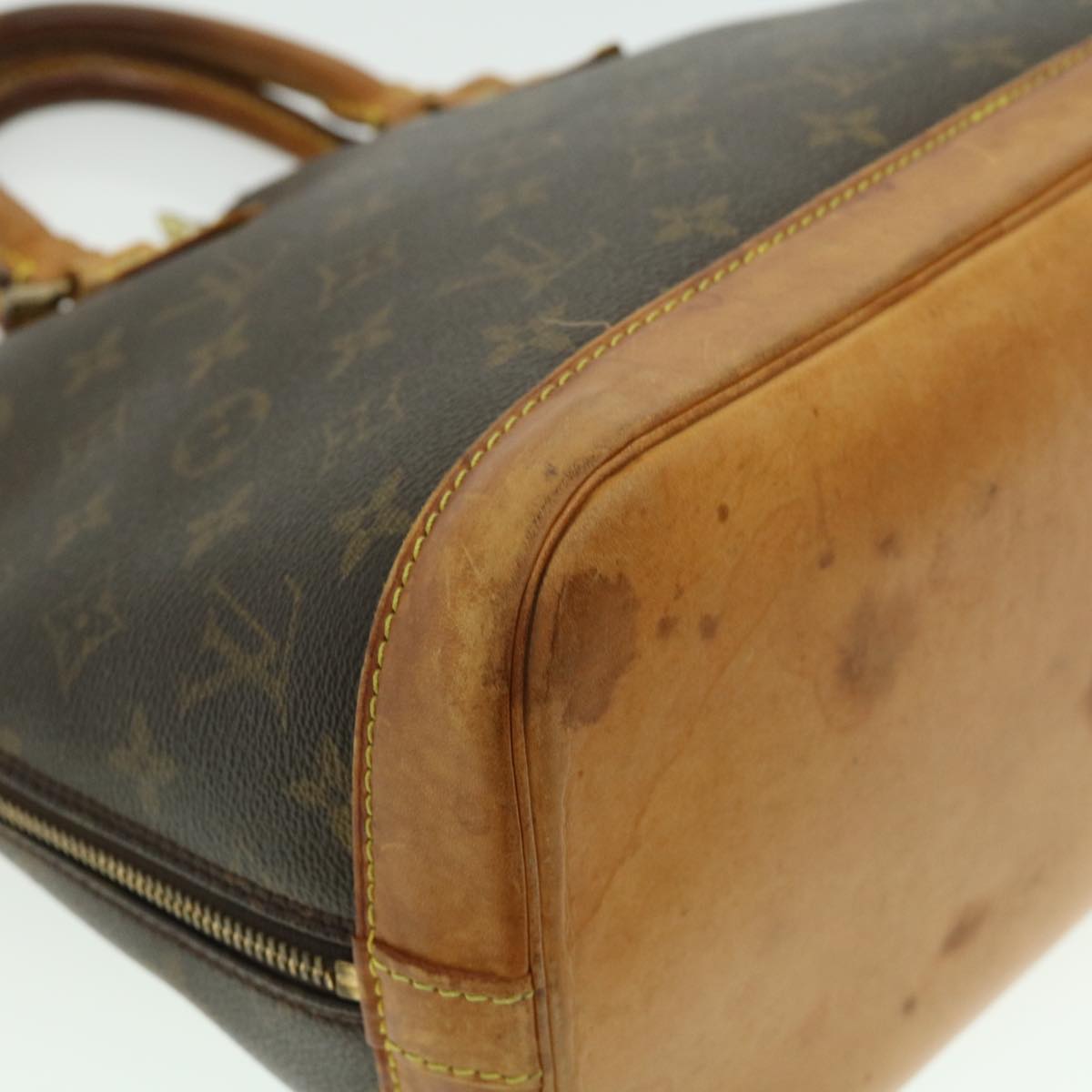 LOUIS VUITTON Monogram Alma Hand Bag M51130 LV Auth tp330