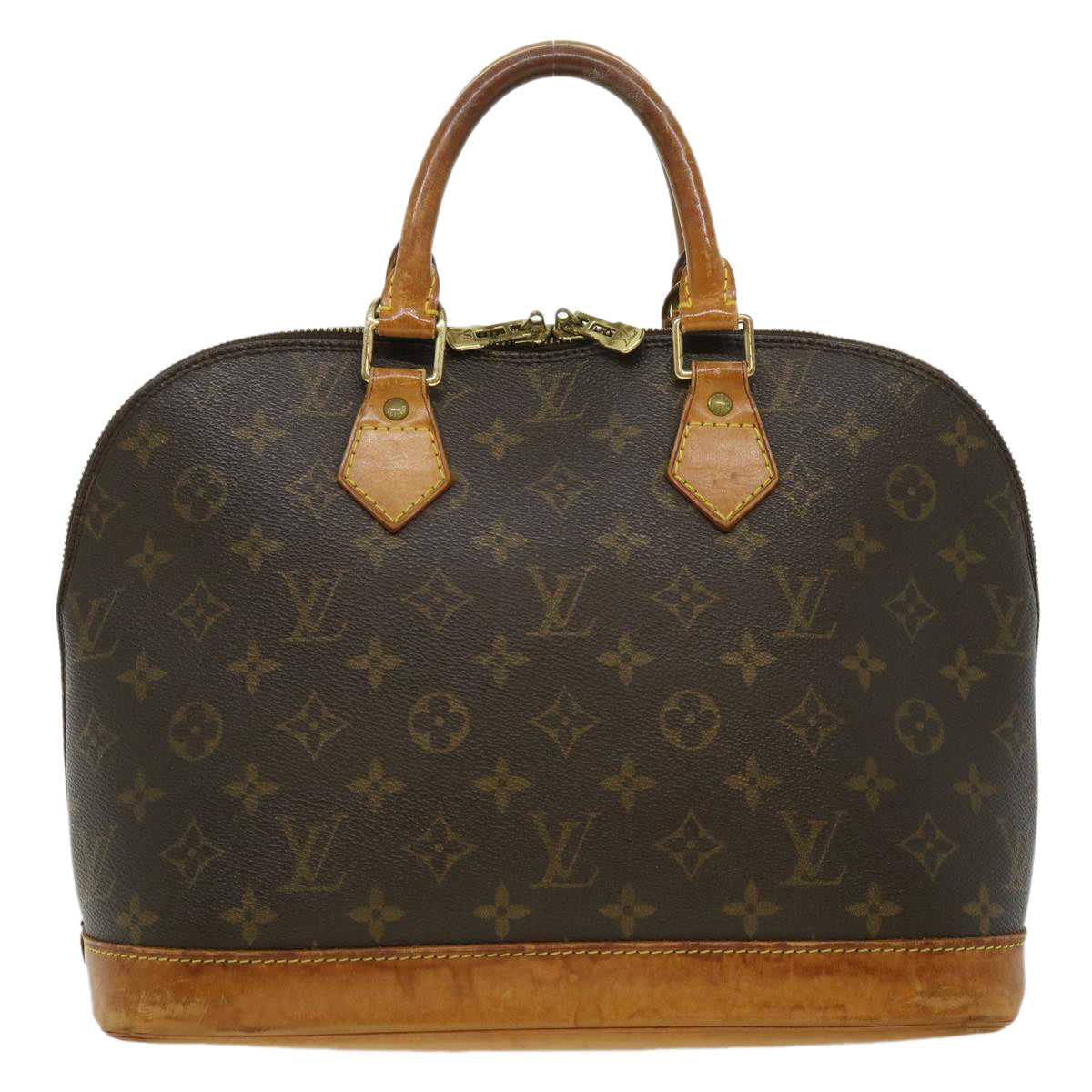 LOUIS VUITTON Monogram Alma Hand Bag M51130 LV Auth tp330