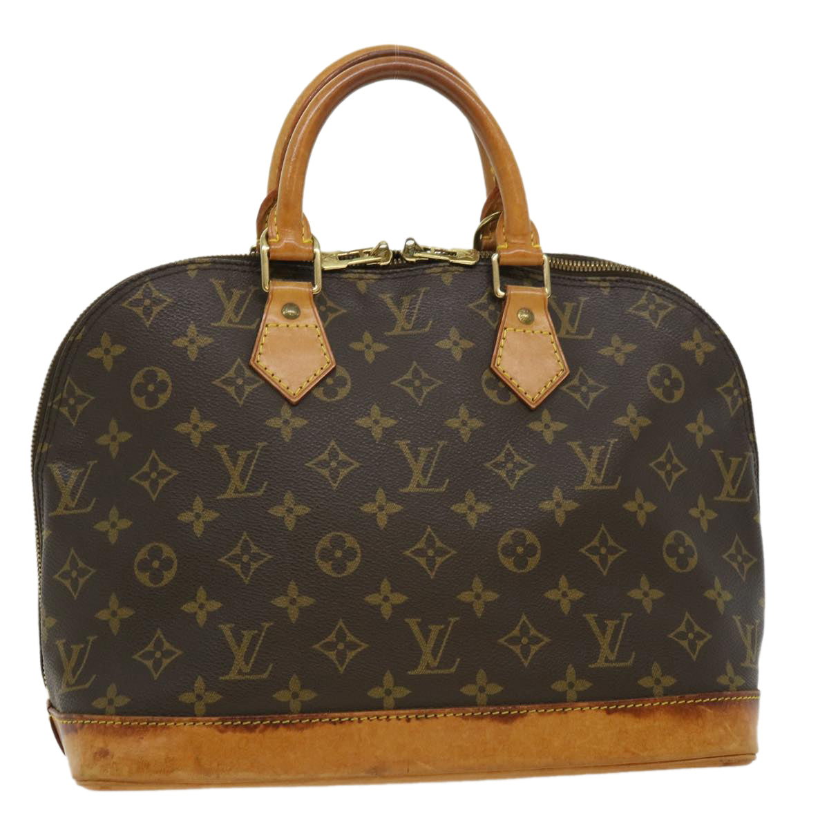 LOUIS VUITTON Monogram Alma Hand Bag M51130 LV Auth tp332