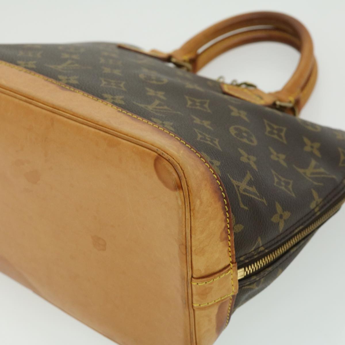 LOUIS VUITTON Monogram Alma Hand Bag M51130 LV Auth tp332