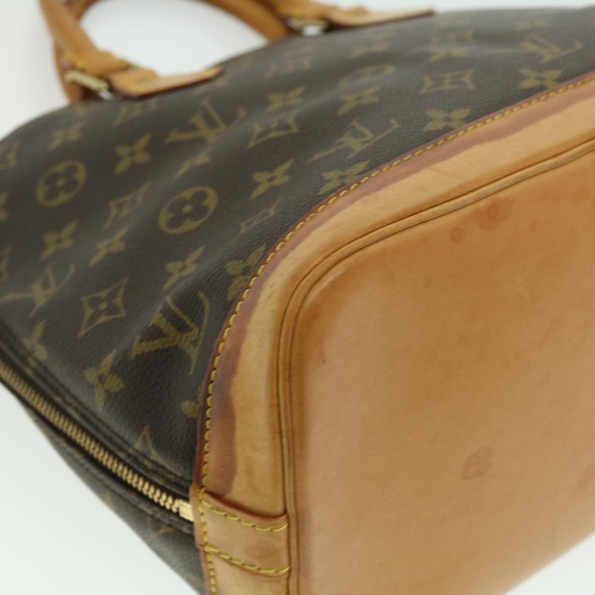 LOUIS VUITTON Monogram Alma Hand Bag M51130 LV Auth tp332