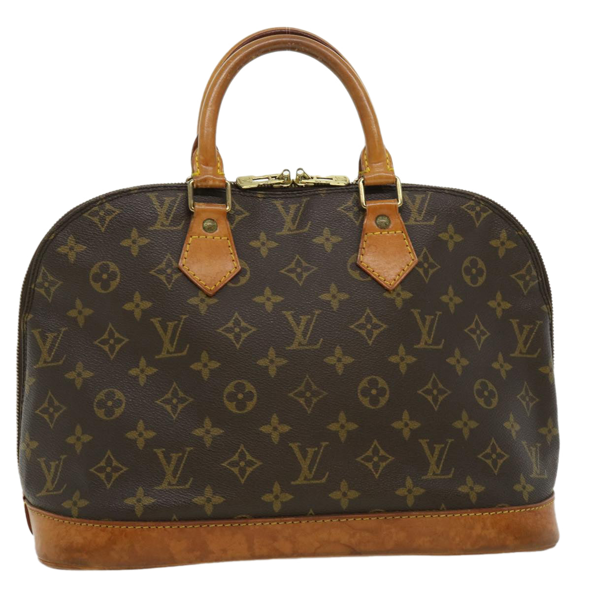 LOUIS VUITTON Monogram Alma Hand Bag M51130 LV Auth tp334