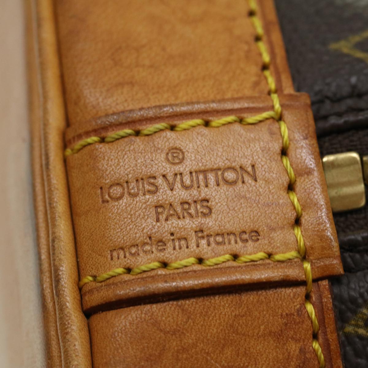 LOUIS VUITTON Monogram Alma Hand Bag M51130 LV Auth tp334