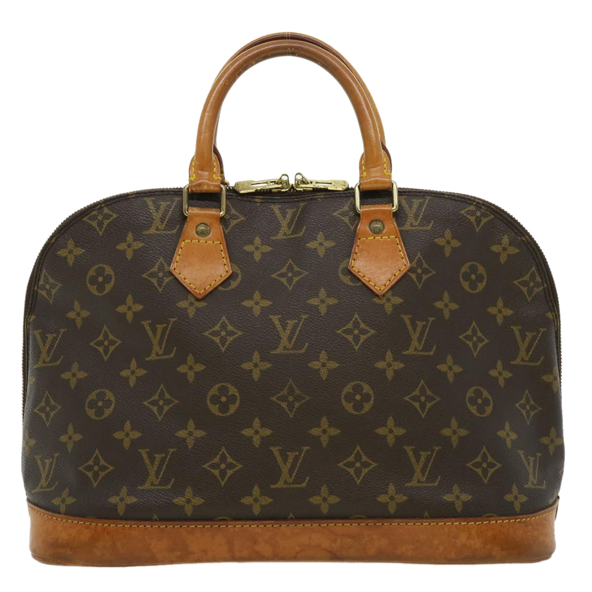 LOUIS VUITTON Monogram Alma Hand Bag M51130 LV Auth tp334